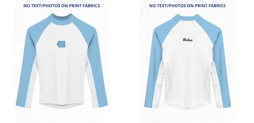 Custom Rash Guard (Kids, Women, Men) Long Sleeve