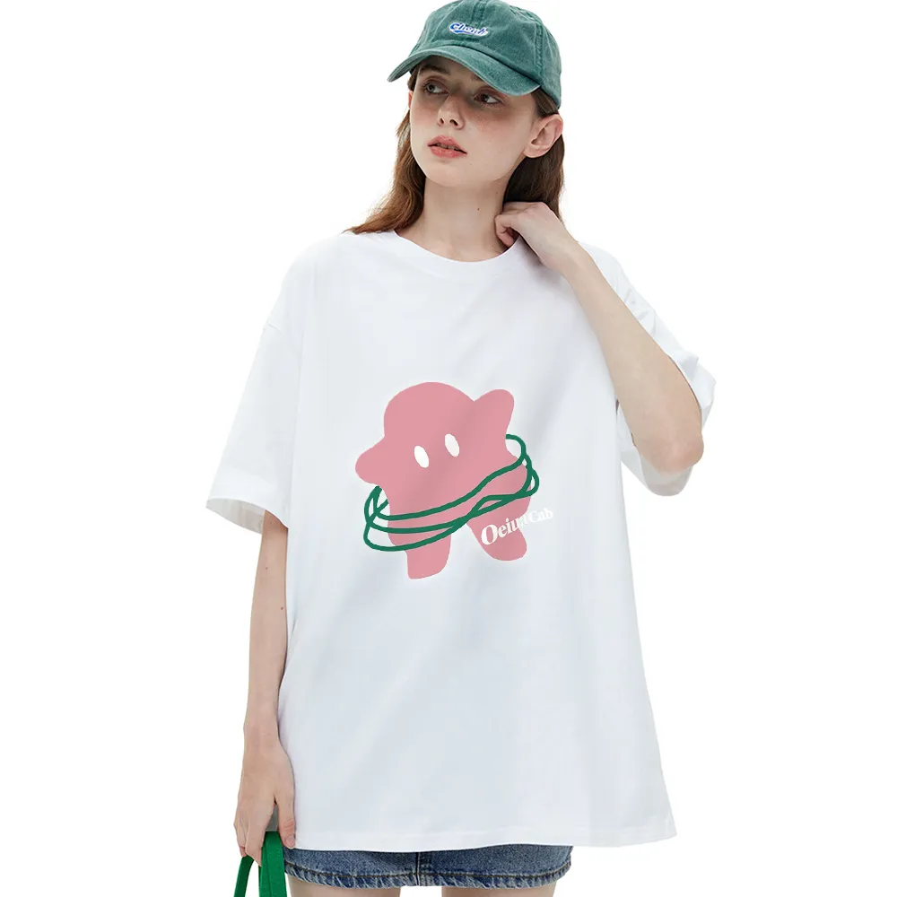 Cute Circle Little Ghost T-Shirt