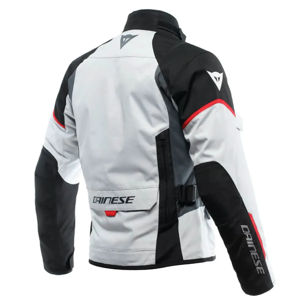 Dainese Tempest 3 D-Dry Jacket Glacier Grey / Black / Lava Red