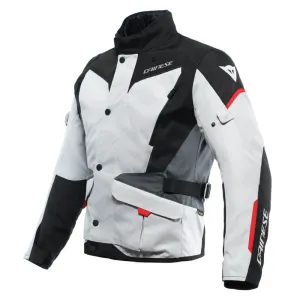 Dainese Tempest 3 D-Dry Jacket Glacier Grey / Black / Lava Red