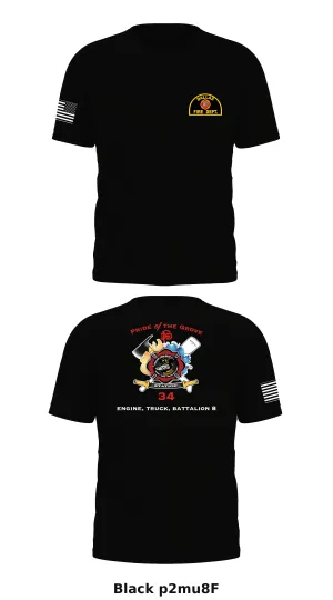 Dallas fire Core Men's SS Performance Tee - p2mu8F