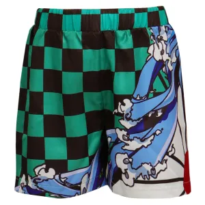 Demon Slayer Kamado Tanjiro Cosplay Costume Beach Pants Halloween Carnival Suit