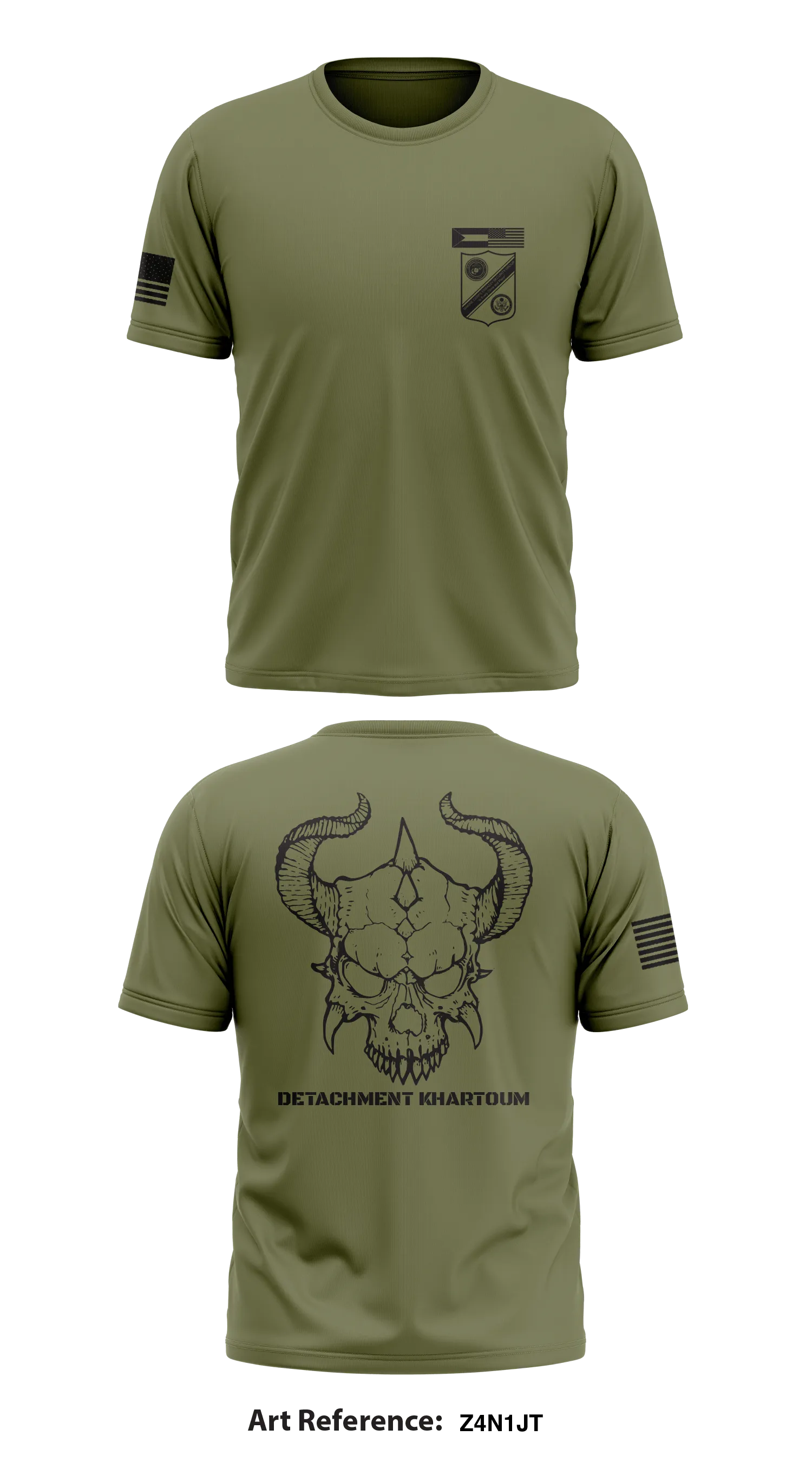 Detachment Khartoum  Store 1 Core Men's SS Performance Tee - z4n1jT