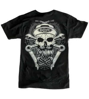 Detroit Muscle, Skull, Beard and Blades, Tee