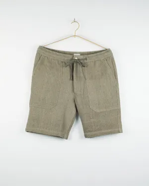 Dipak Utility Short in Lightweight Honeycomb Sage