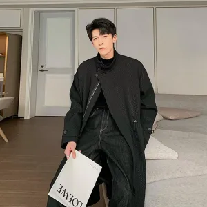 Drawstring Long Coat
