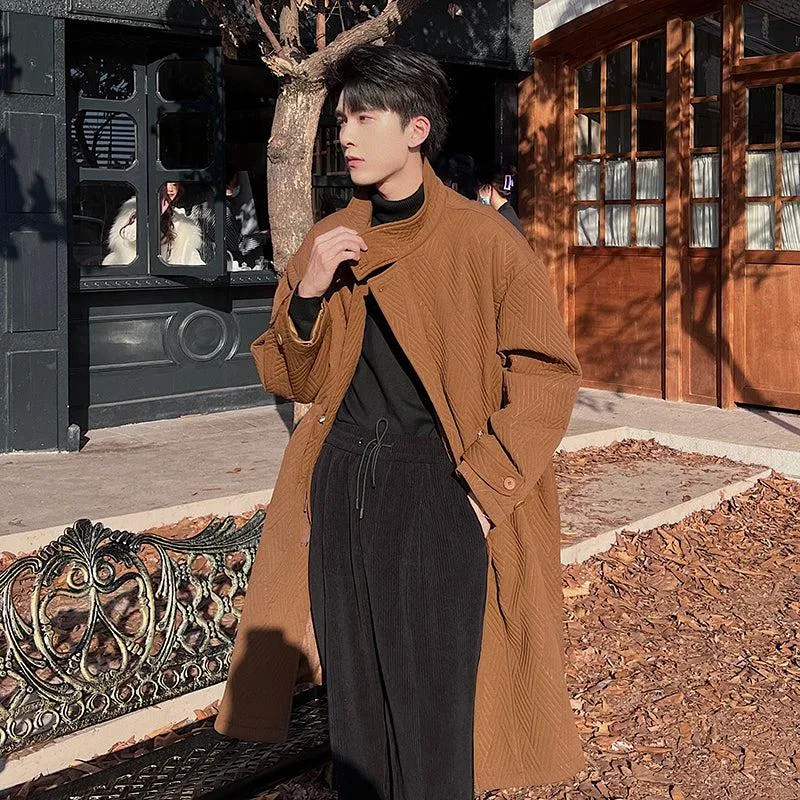 Drawstring Long Coat