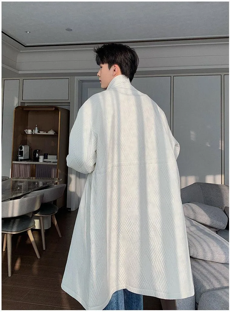 Drawstring Long Coat