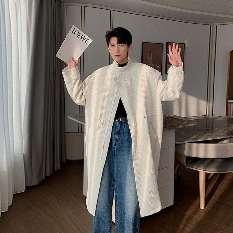 Drawstring Long Coat