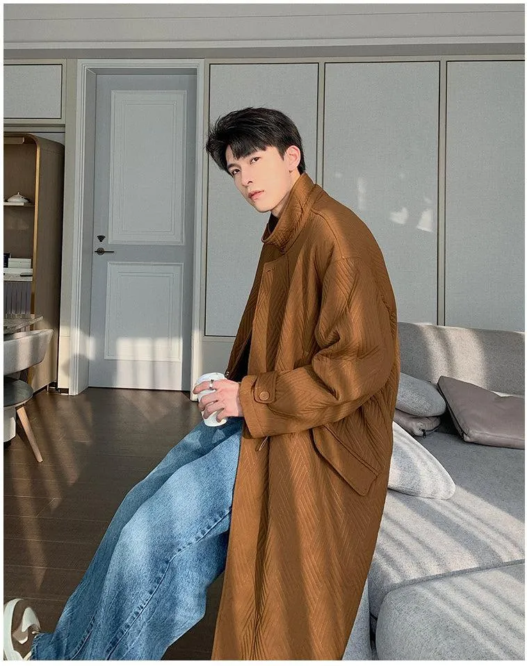 Drawstring Long Coat