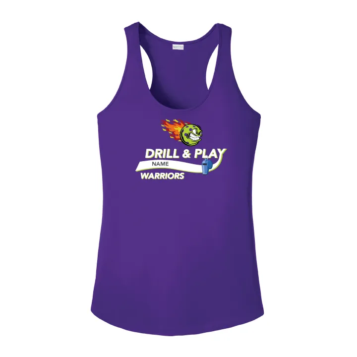 Drill & Play Coach Ladies Performance Racerback