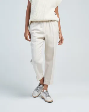 dry wool straight pant