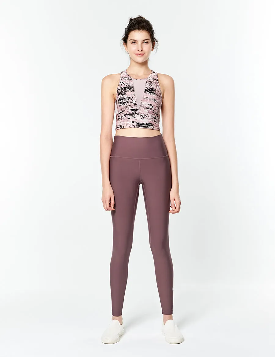 easyoga LA-VEDA Chummy Core Tights2 - P16 Misty Purple