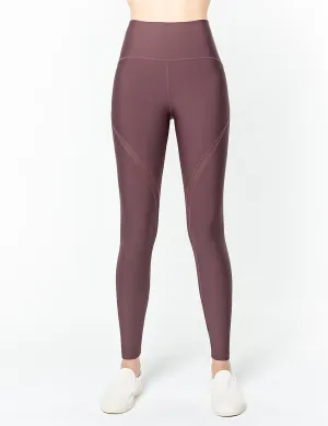 easyoga LA-VEDA Take-in Mesh Core Tights - P16 Misty Purple