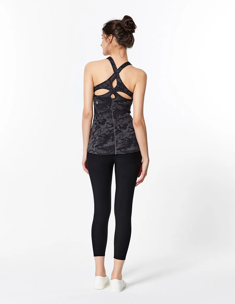 easyoga LA-VEDA Twiggy Core Cropped Tight - L1 Black
