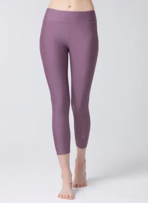 easyoga LA-VEDA Twiggy Core Cropped  Tights - Grapes