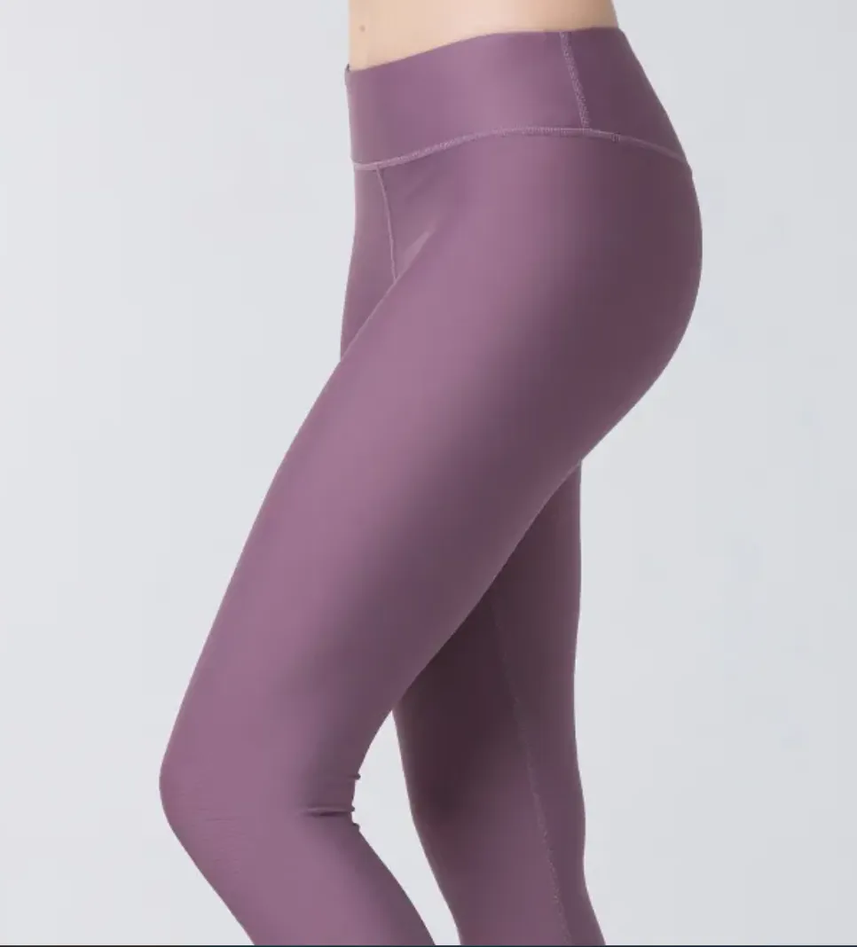 easyoga LA-VEDA Twiggy Core Cropped  Tights - Grapes