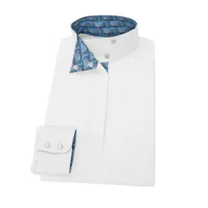 Essex Classics Talent Yarn Long Sleeve Shirt with Wrap Collar