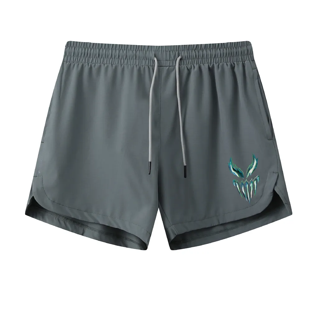 Evil Smiley Graphic Shorts