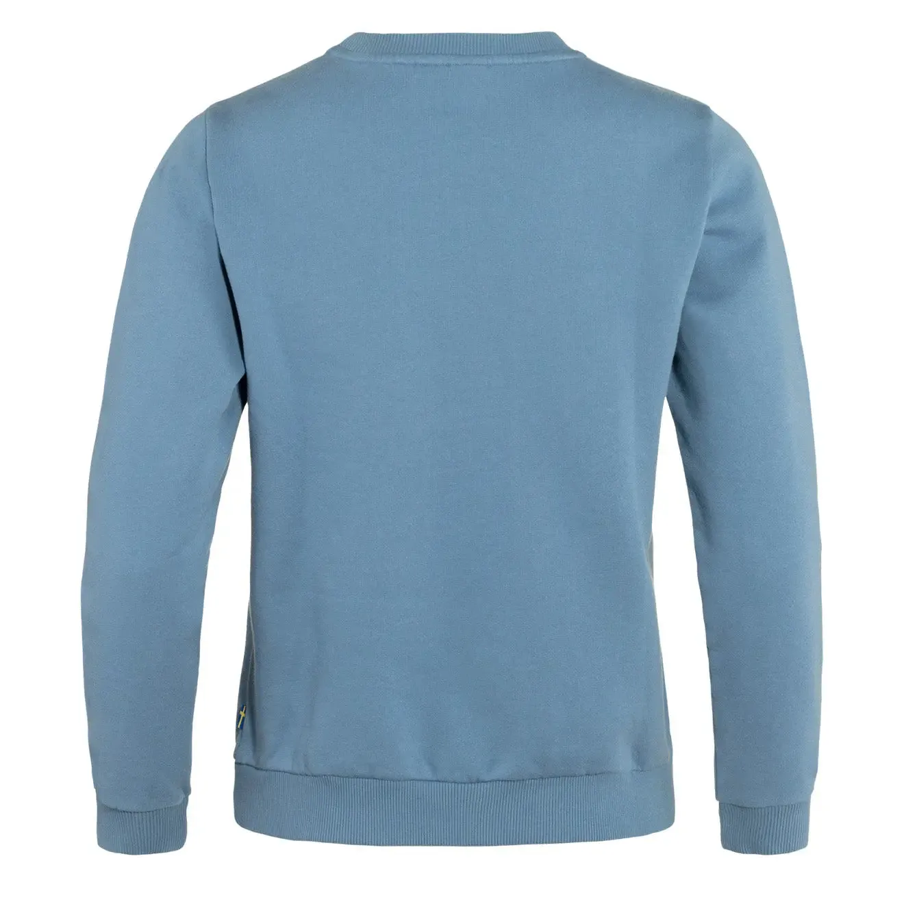 Fjallraven Womens Logo Sweater Dawn Blue / Terracotta Brown