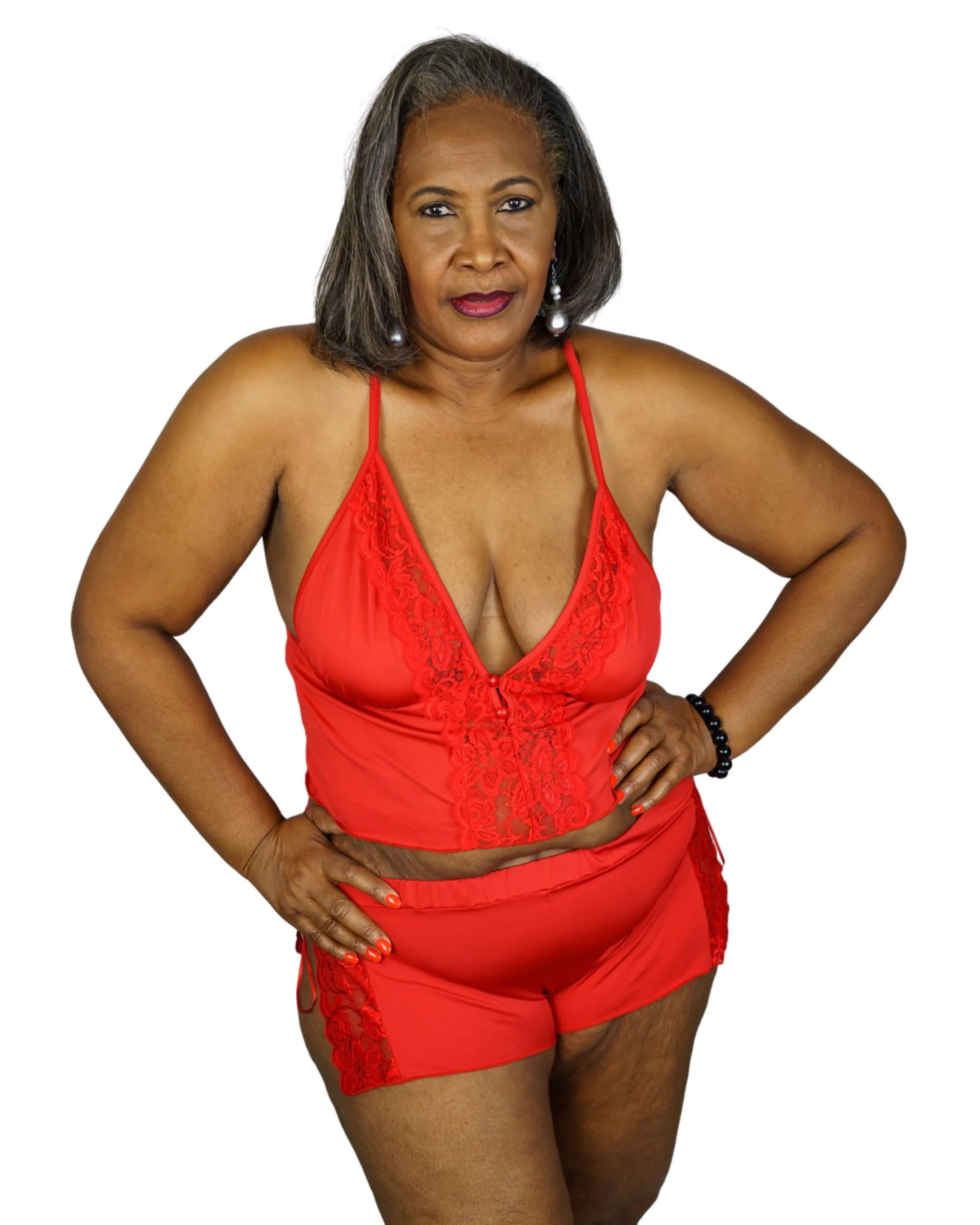 Floral Lace Cami Set