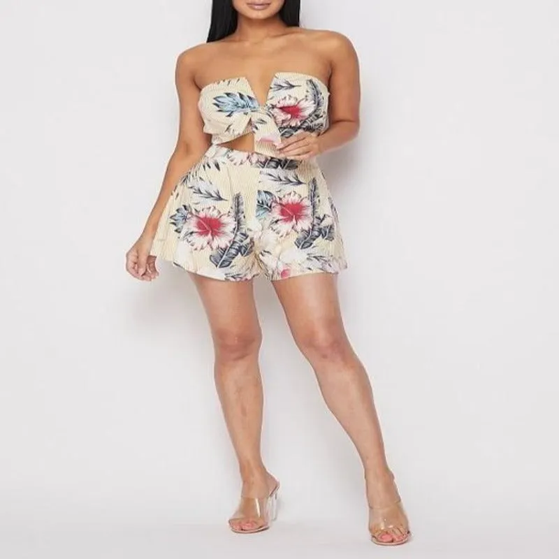 Forever in Paradise Floral Romper