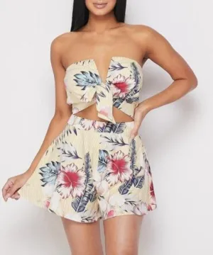 Forever in Paradise Floral Romper
