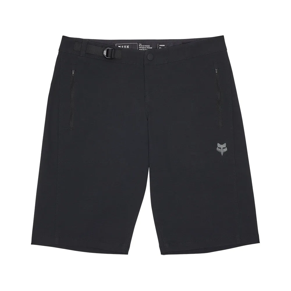 Fox Womens Ranger Shorts With Liner - Black