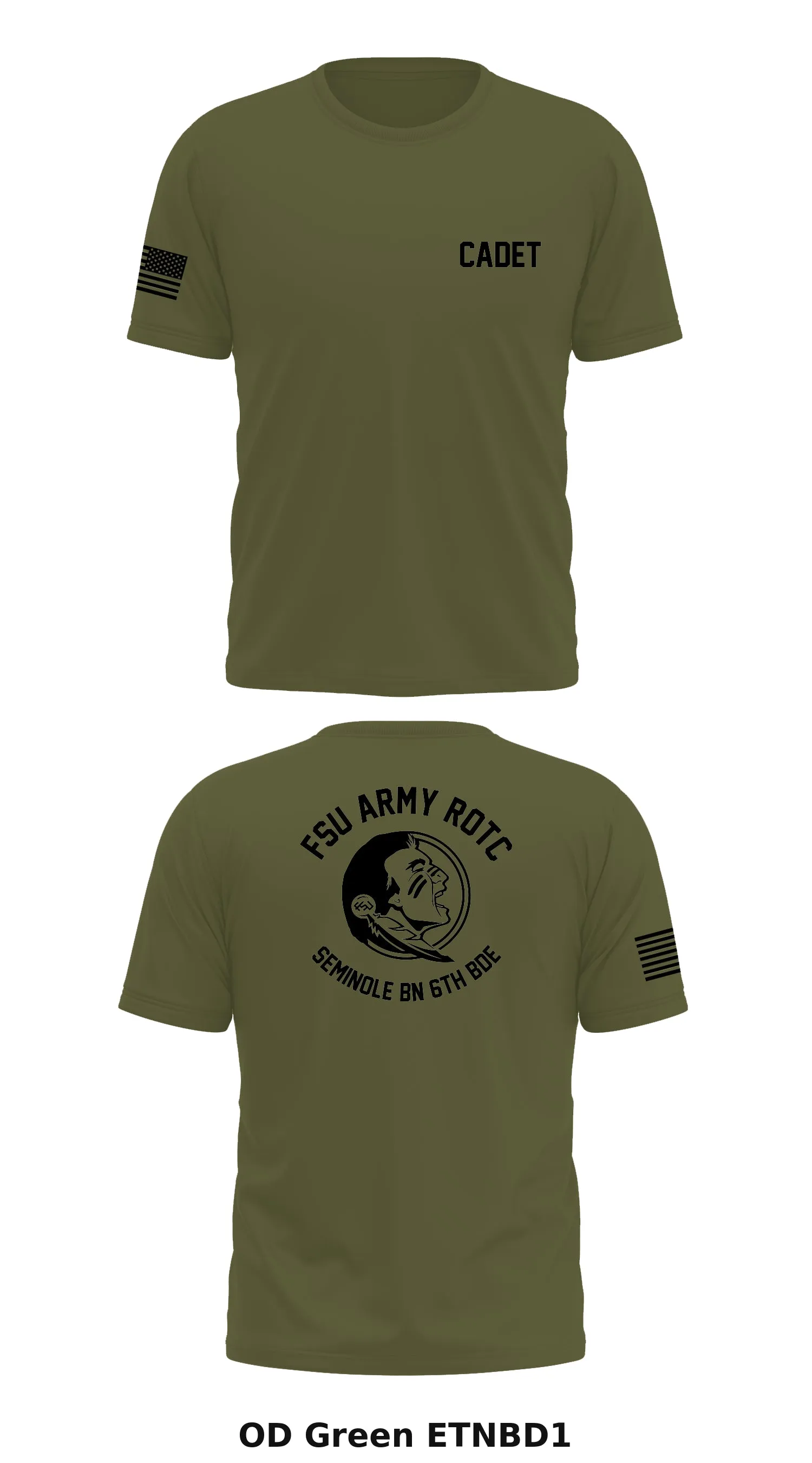 FSU Army ROTC, Seminole BN, 6th B Store 1 Core Men's SS Performance Tee - ETNBD1
