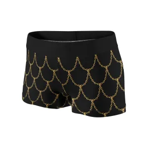 Gold Chain Scales Fitness Shorts