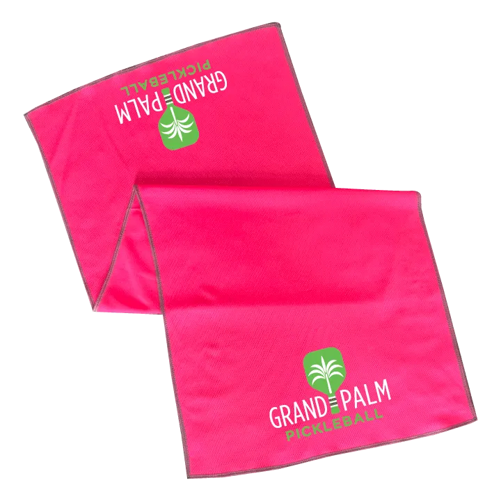 Grand Palm Pickleball Printed Cooling Towel