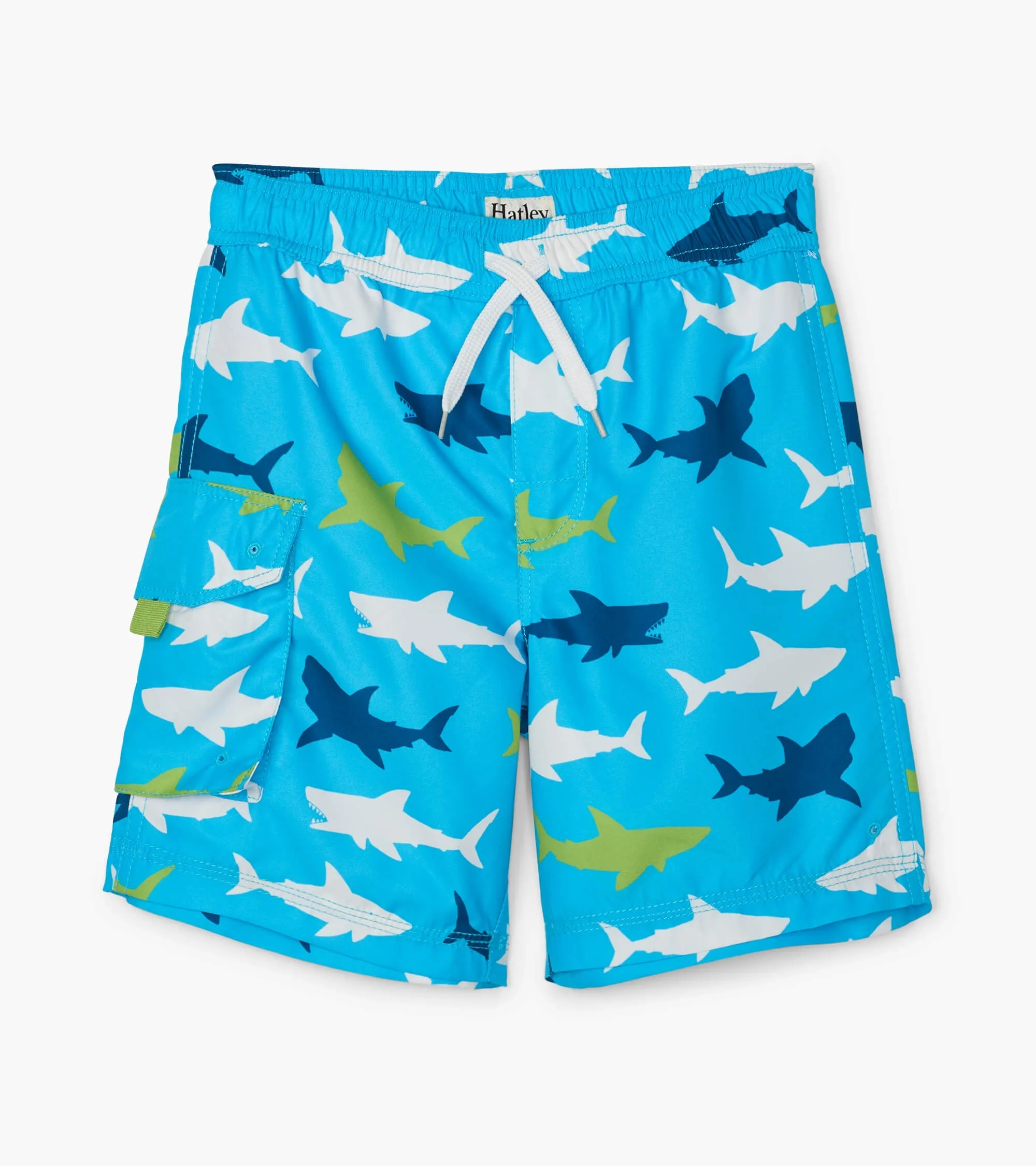 Great White Sharks Swim Trunks