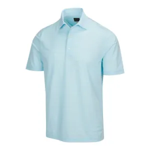 Greg Norman Men's Stripe Stretch Polo - Seaside Blue