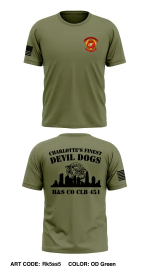 H&S Co CLB 451 Store 1 Core Men's SS Performance Tee - Rk5ss5