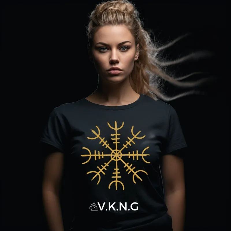 Helm Of Awe Aegishjalmr V.K.N.G™  T-shirt Girly Cut
