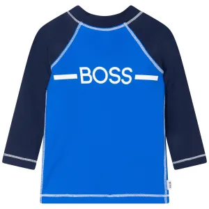 HUGO BOSS - Swim Top Anti Uv  - Blue