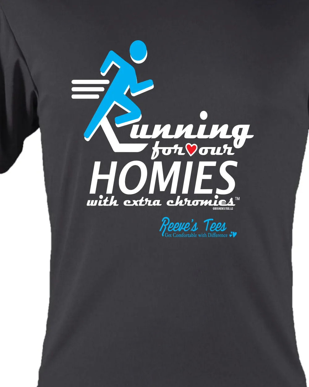 HWEC - "Running for Our Homies with Extra Chromies"- Ladies - Short Sleeve Performance Tee