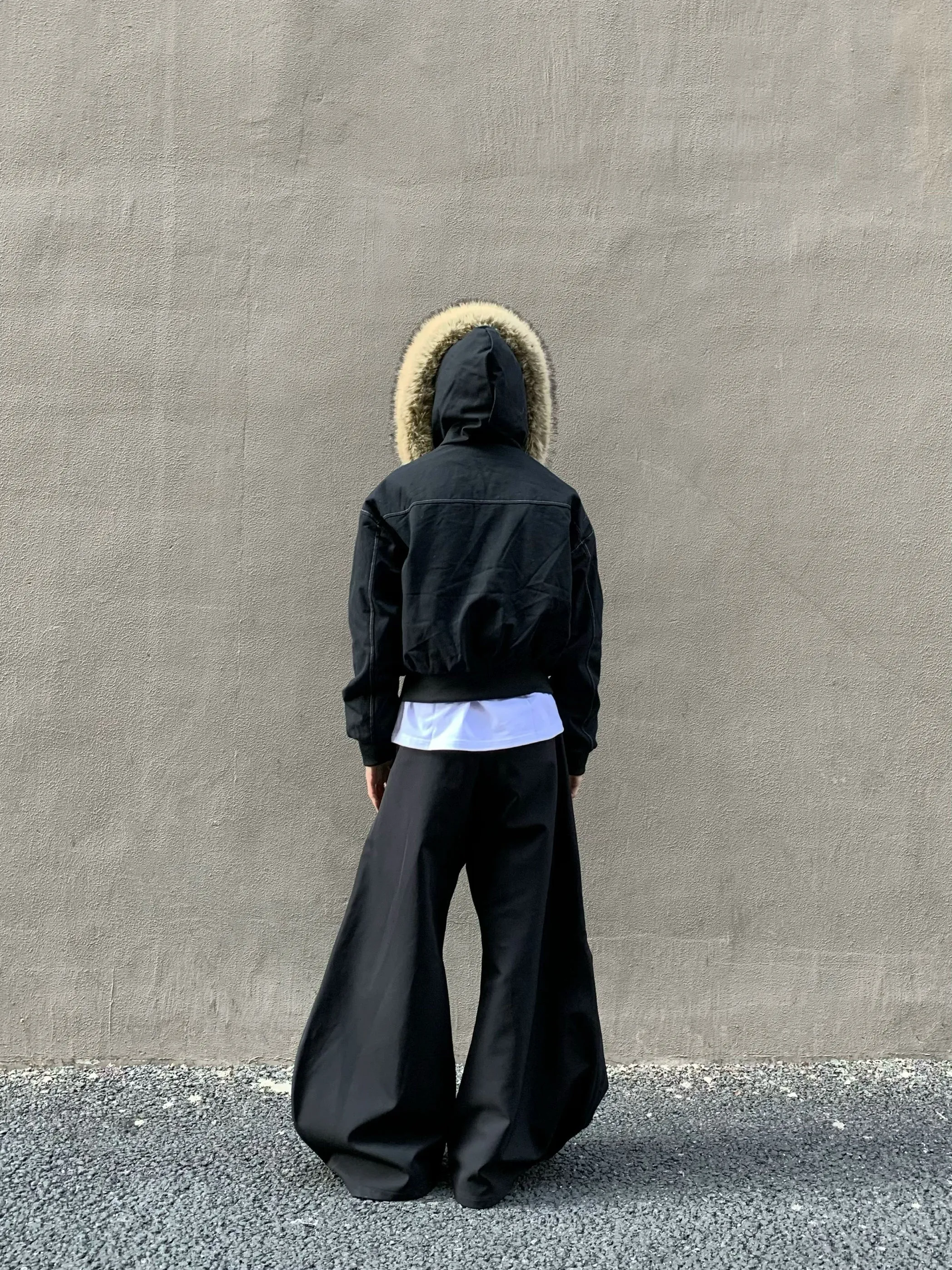 Insulated Fur Hooded Jacket