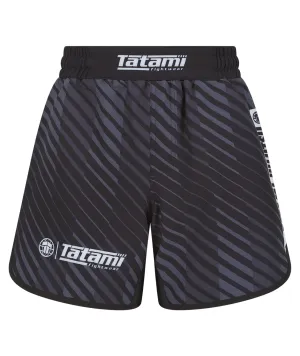 Kids Abstract Shorts - Black & Grey