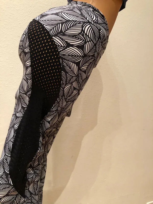 [Lilikoi Wear] Bottoms: Legging Cross-waistedband Mesh