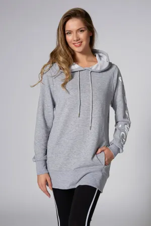 Longline Logo Hoodie