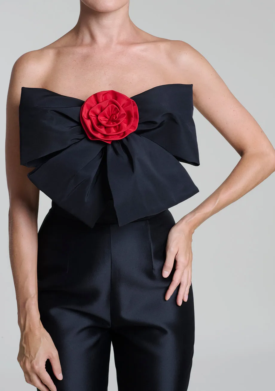 Maddie Silk Faille Bustier
