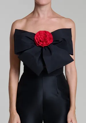 Maddie Silk Faille Bustier