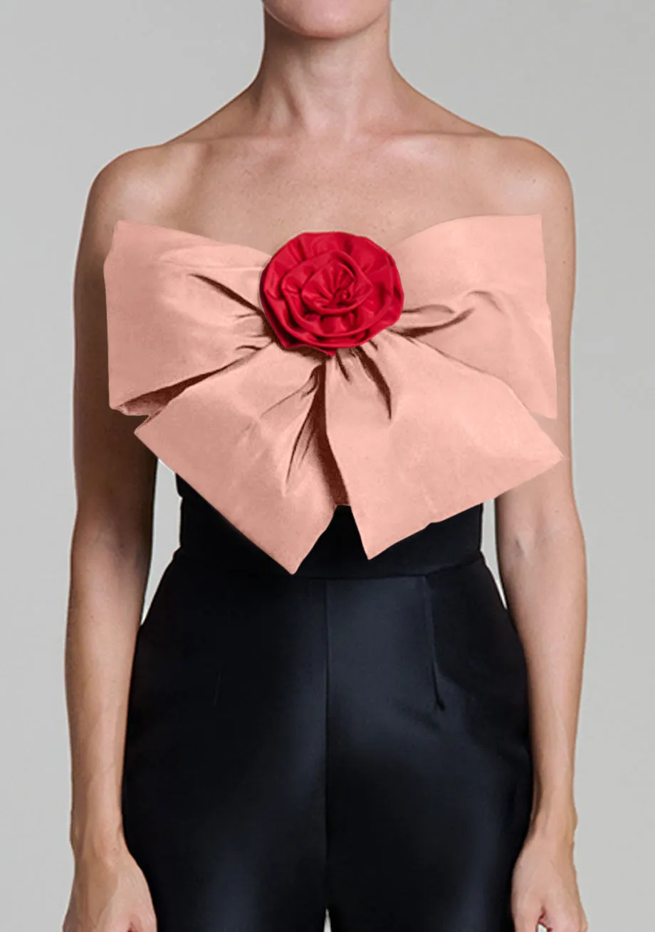 Maddie Silk Faille Bustier