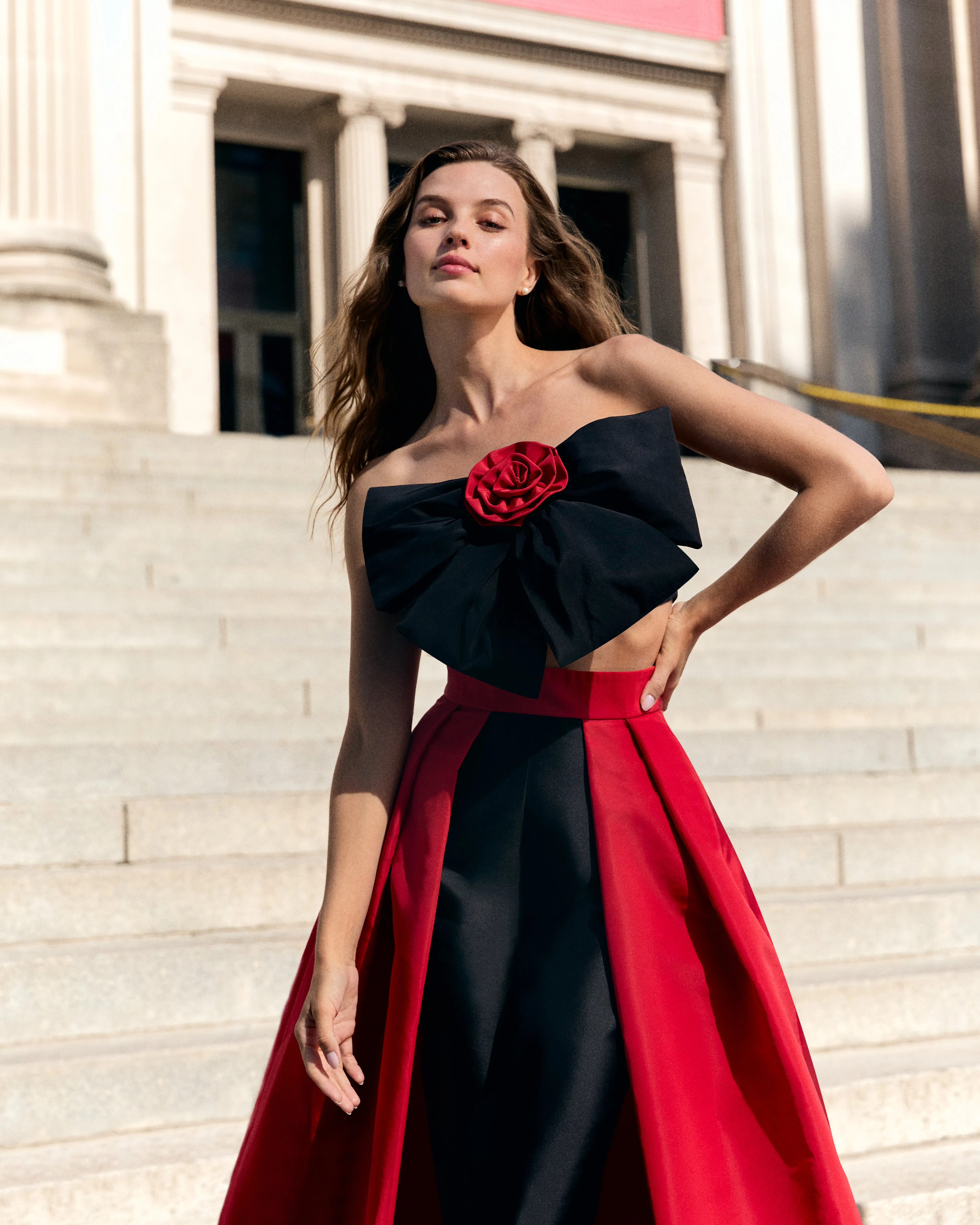 Maddie Silk Faille Bustier