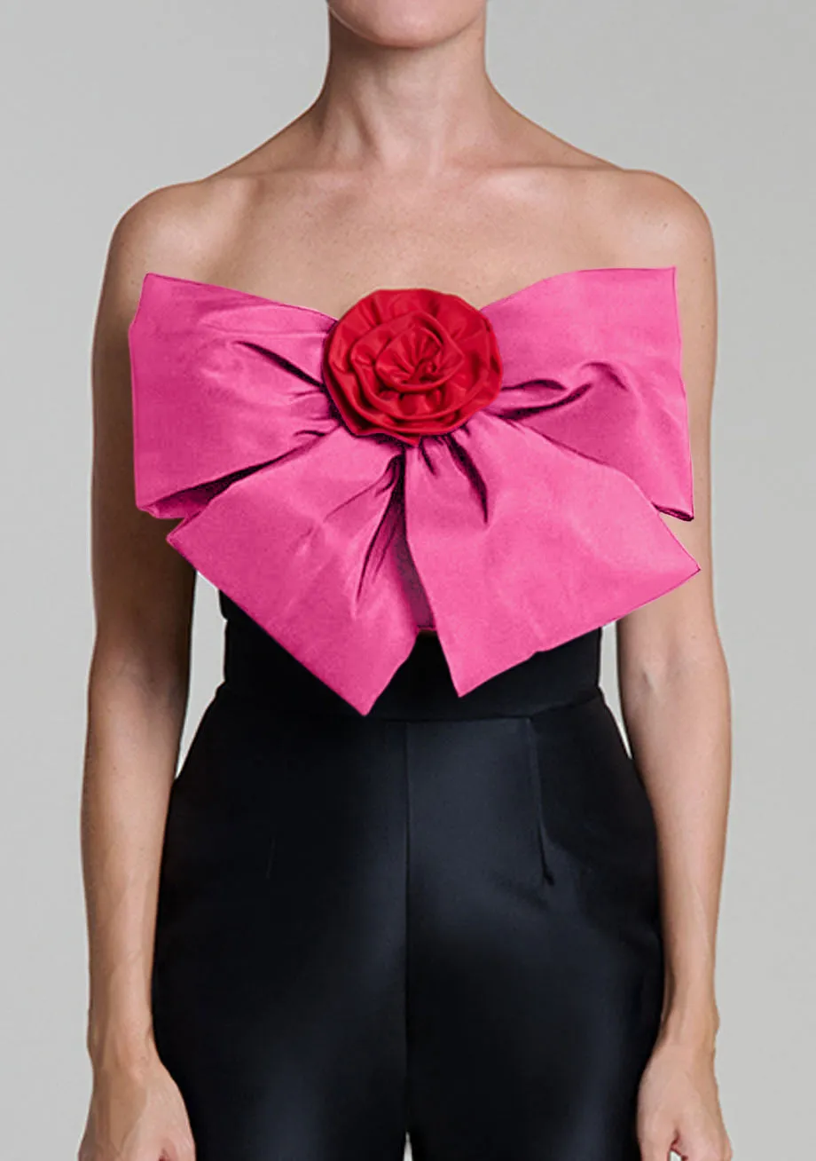 Maddie Silk Faille Bustier