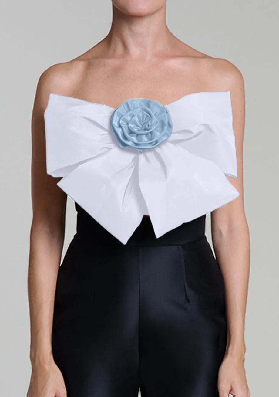 Maddie Silk Faille Bustier