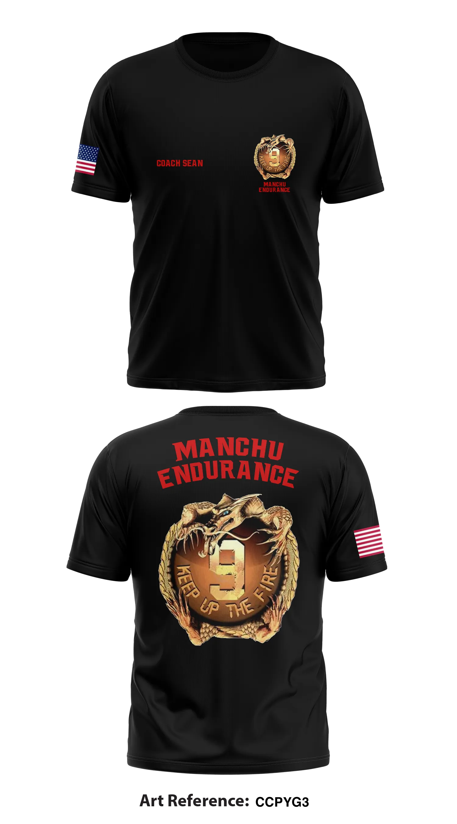 MANCHU ENDURANCE  Store 1 Core Men's SS Performance Tee - cCPyG3