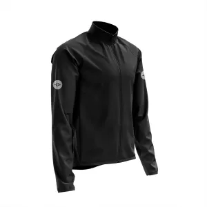 Mens Black Waterproof Rain Jacket
