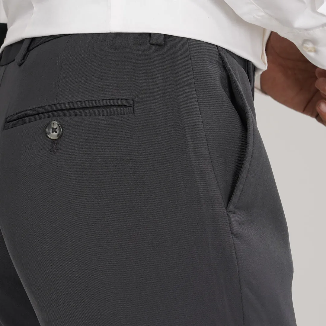 Mens Formal Pant- Charcoal 2
